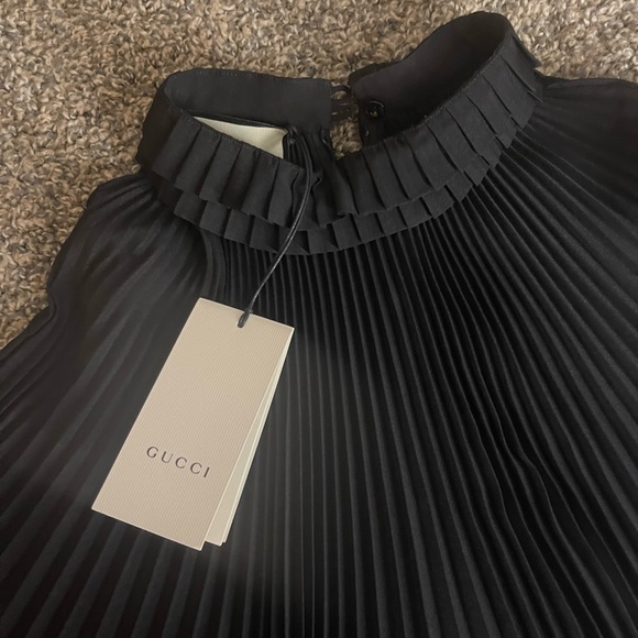 GUCCI 2020 TENT DRESS BLACK - Picture 6 of 13